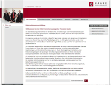 Tablet Screenshot of haake-versicherungen.de